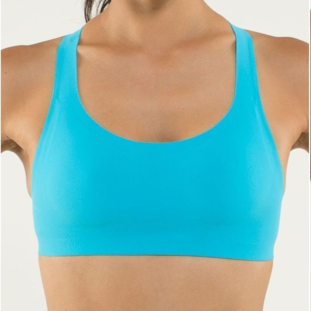 Lululemon Itty Bracer Bra Sports Bra Spry Blue - Picture 2 of 9